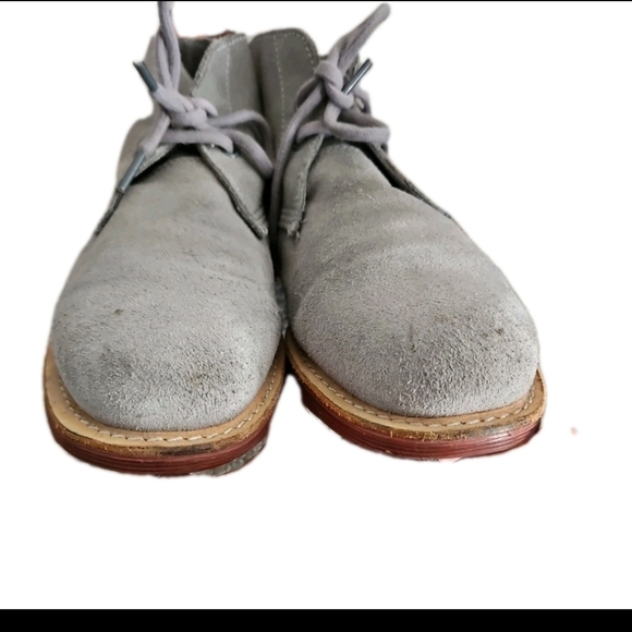 Dr. Martens Mens Gray Suede Manton Desert 2 Eye Boot 11 main image 4